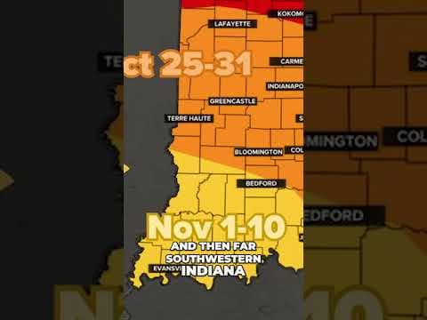 13News Meteorologist Matt Standridge breaks down when Indiana usually sees peak fall foliage