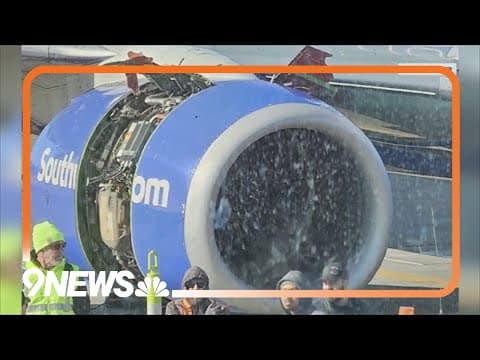Engine cowling falls off Southwest Airlines jet during Denver takeoff