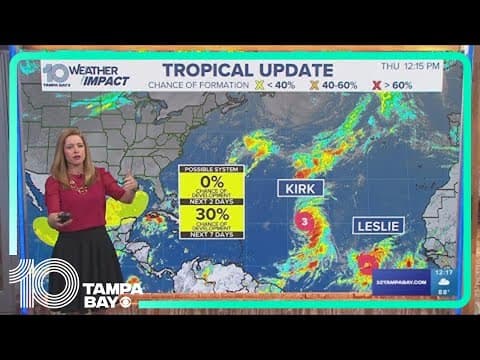 Tracking the Tropics: Chance of development in the Gulf goes from medium to low