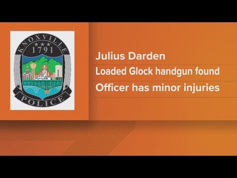 Knoxville police officer suffers minor injury in struggle with wanted suspect