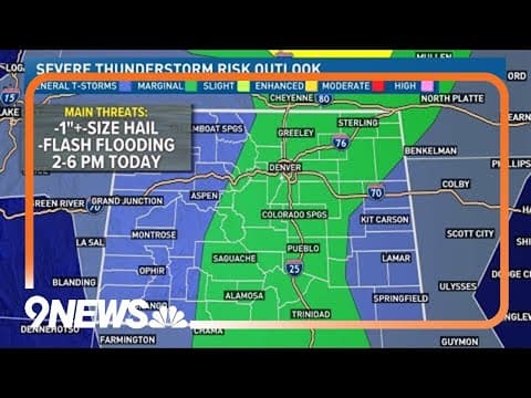 Denver weather: More strong storms possible this afternoon