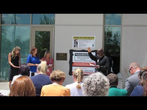 Safe Haven Baby Box installed at Franciscan Health Indianapolis campus