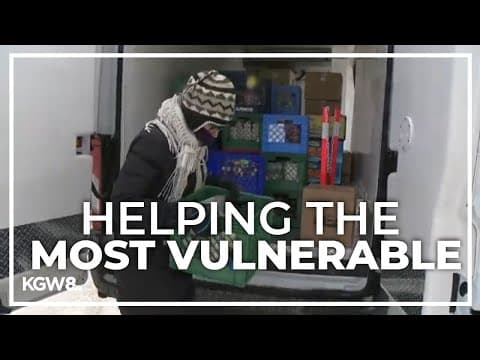 Nonprofits continue feeding the hungry in Portland despite winter storms