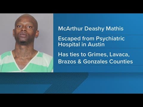 Violent Texas inmate escapes from hospital and authorities warn he may be nearby