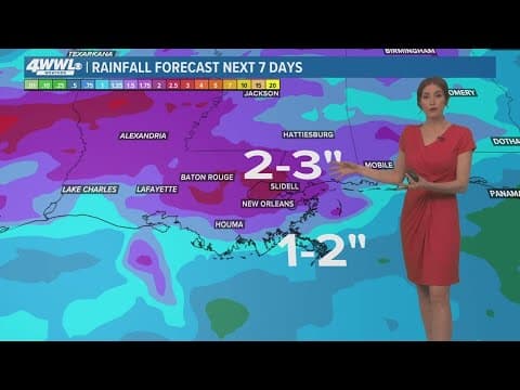 Weather: Rounds of rain through St. Patrick's Day Weekend