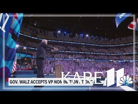 Minnesota Gov. Tim Walz introduces himself, hypes up Democrats on national stage at DNC
