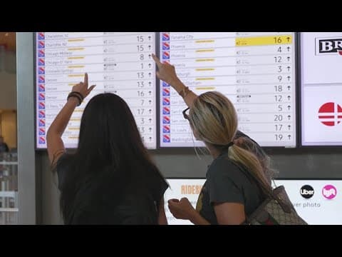 Travel woes for hundreds of travelers amid Dallas airport delays