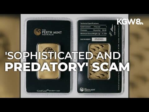 Scammers posing as federal agents steal $600K in Oregon gold bar scam