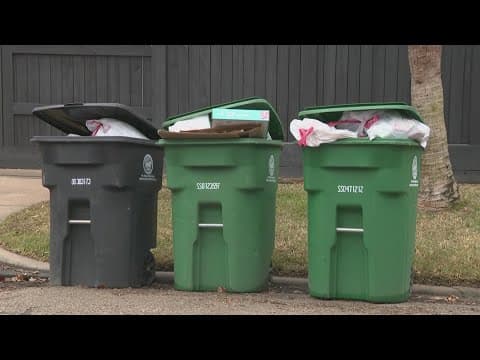 Will Houston residents pay for trash service? A garbage fee study kicks off this week