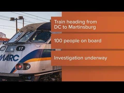 Two people hit, killed by Marc train in Maryland