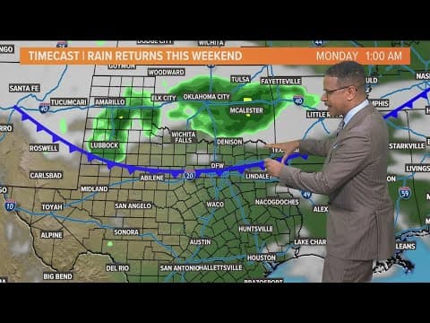 DFW weather: Dry weekend, then rain returns - latest forecast