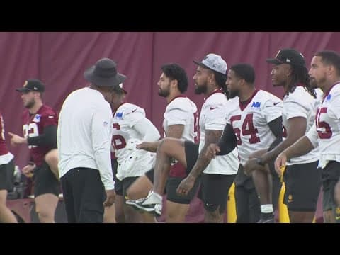 Joint practice with the Baltimore Ravens now canceled.