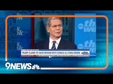 China denies Trump claims that tariff talks are underway