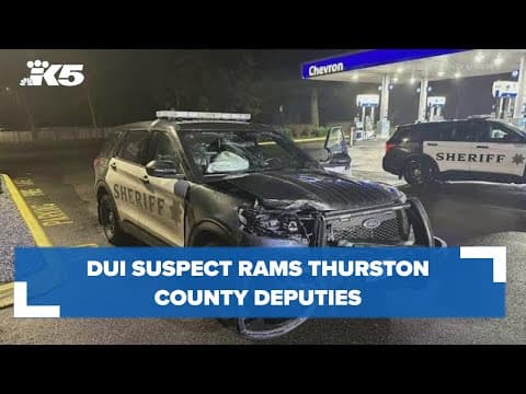 DUI suspect rams Thurston Co. deputies