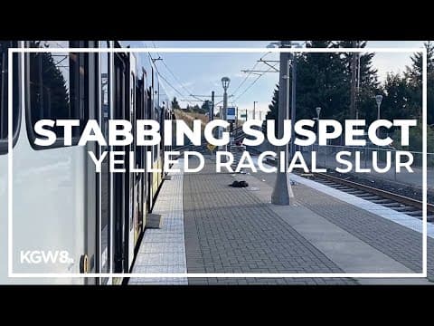 Bias crime stabbing suspect yelled racial slur before stabbing teens on MAX train, affidavit says