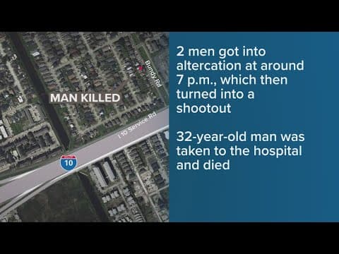Man killed in shootout in Little Woods neighborhood in New Orleans