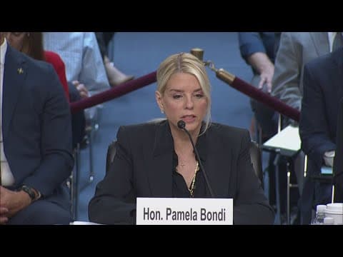 AG Pam Bondi testifies before Congress