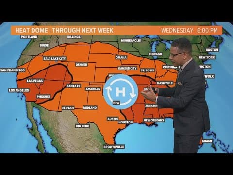 DFW Weather: Heat dome moves through North Texas next week