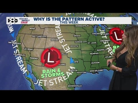 What is causing rainy weather across the country? An Omega Blocking Pattern