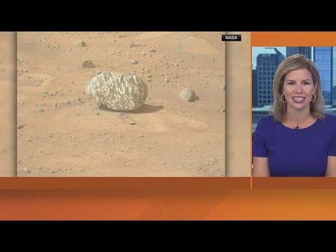 NASA Perseverance Rover captures images of strange 'zebra rock'