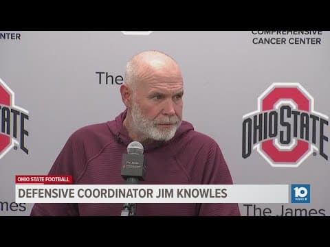 Ohio State defensive coordinator Jim Knowles talks defense, improvements during team's 1st off week