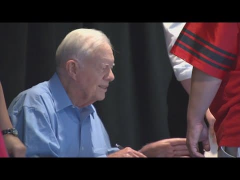 Jimmy Carter tells family he wants to stay alive long enough to vote for Harris