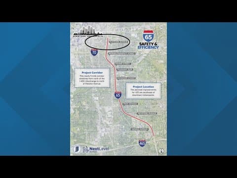 Interstate 65 construction project coming in 2025