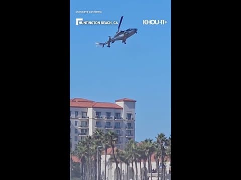 Video captures helicopter crash in Southern California, 5 people injured
