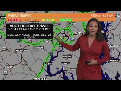 Here's when to expect heavy road traffic in the DMV