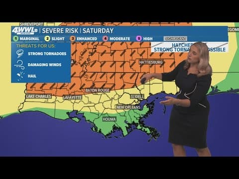 New Orleans Weather: Fog tonight, severe storms Saturday with damaging winds, tornadoes possible