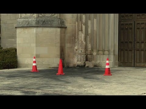 'Truly were angels' | Second Presbyterian Church barely damaged after car catches fire