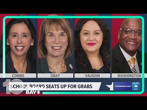 Several Hillsborough County School Board seats up for grabs in 2024 Florida Primary Election