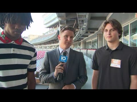 Ohio State football newcomers Julian Sayin and Jeremiah Smith talk preseason, NIL