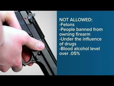 Concealed carry law now in effect in Lousiana