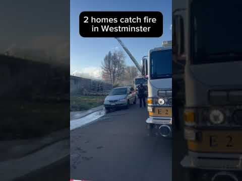 2 Westminster homes catch fire