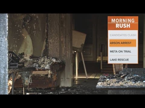 Man faces charges in arson investigation at governor's home