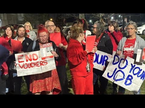 Central Ohio educators participating in walk-ins to oppose DeWine's proposed budget cuts