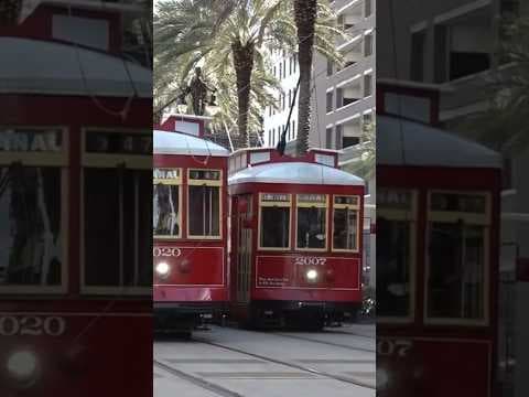 New Orleans streetcar returns to N. Rampart Street line #train #neworleans