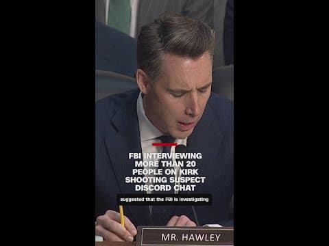 FBI interviewing people on Charlie Kirk's shooting suspect's Discord chat