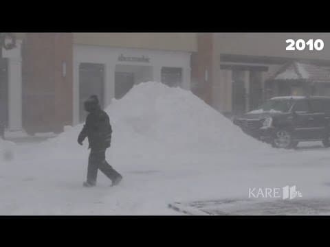 KARE CLASSIC: A look back at some of the biggest snowstorms in Minnesota's (recent) history