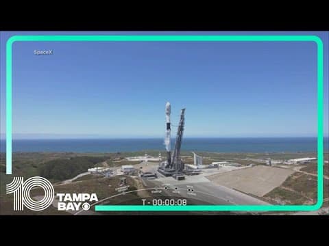 SpaceX launches Falcon 9 rocket from Vandenberg Air Force Base