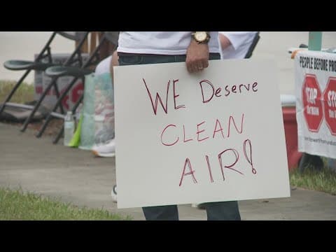 Protestors push back against proposed organic grain facility in Lower Ninth Ward