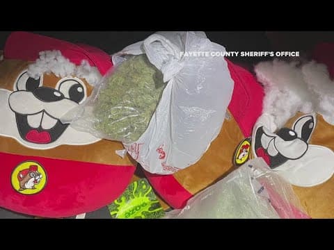 Marijuana and ecstasy found in beaver plushies from Buc-ee's, FCSO says