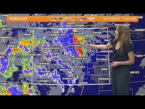 Significant rain possible in Denver, snow in higher Colorado elevations