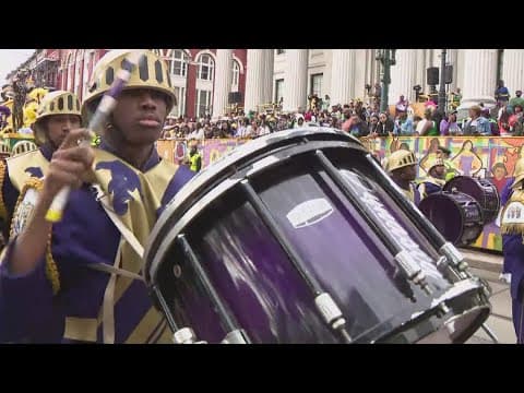 Marching 100 surprises King of Zulu on Mardi Gras Day
