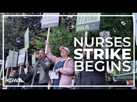 Providence Medical Group nurses from two hospitals go on strike