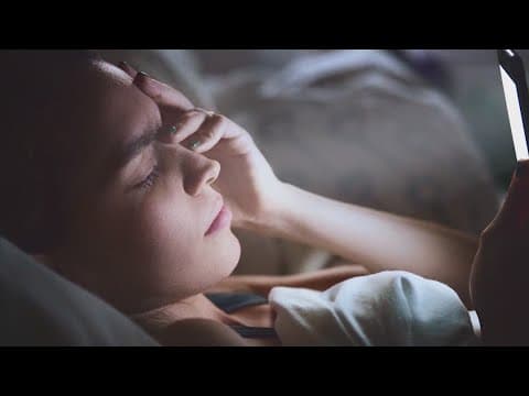 Spending time online before bedtime can cause digital insonmia
