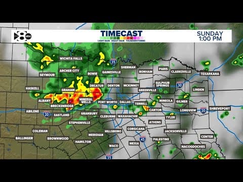 DFW Weather: Storms move into North Texas on Father's Day. Latest forecast and timing