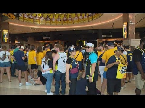 Pacers fans pack Gainbridge Fieldhouse for NBA Finals Game 7 watch party