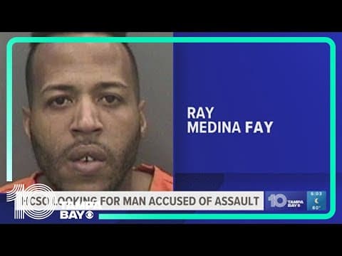 Deputies search for man accused of assault